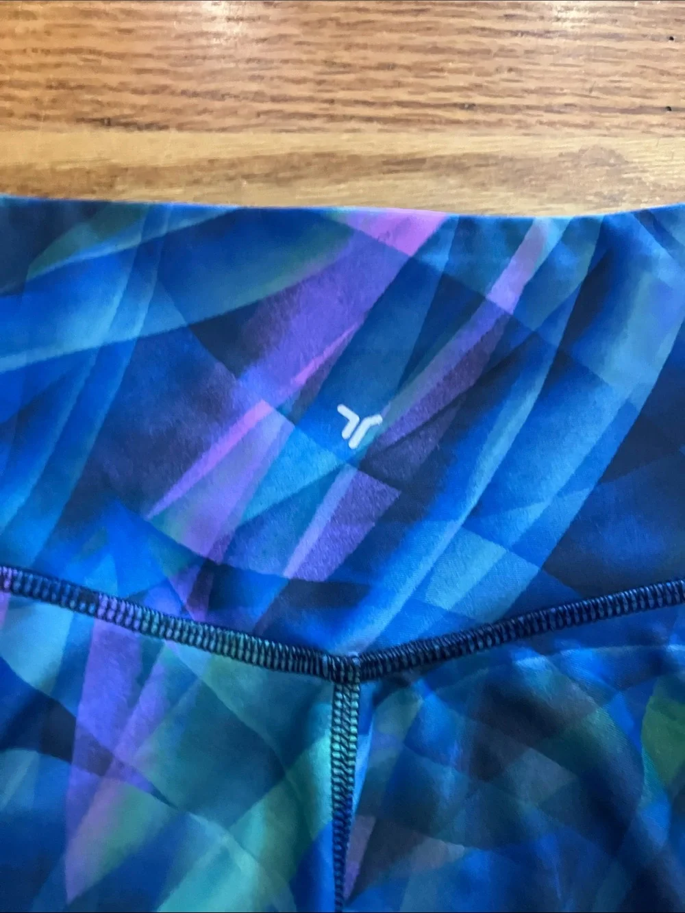 Old Navy Girls Blue and Purple Patterned Skort and Lined Tank Sz 14/16 EUC